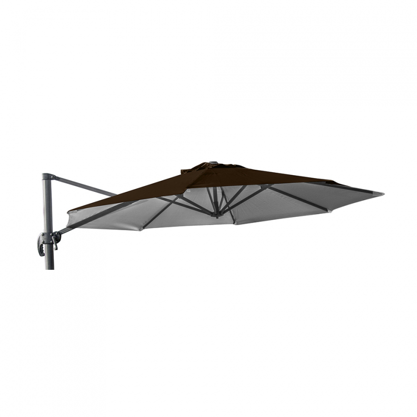 Replacement Canopy for Garden Parasol 3x3 Octagonal Aluminum Arm Paradise Brown Promotion