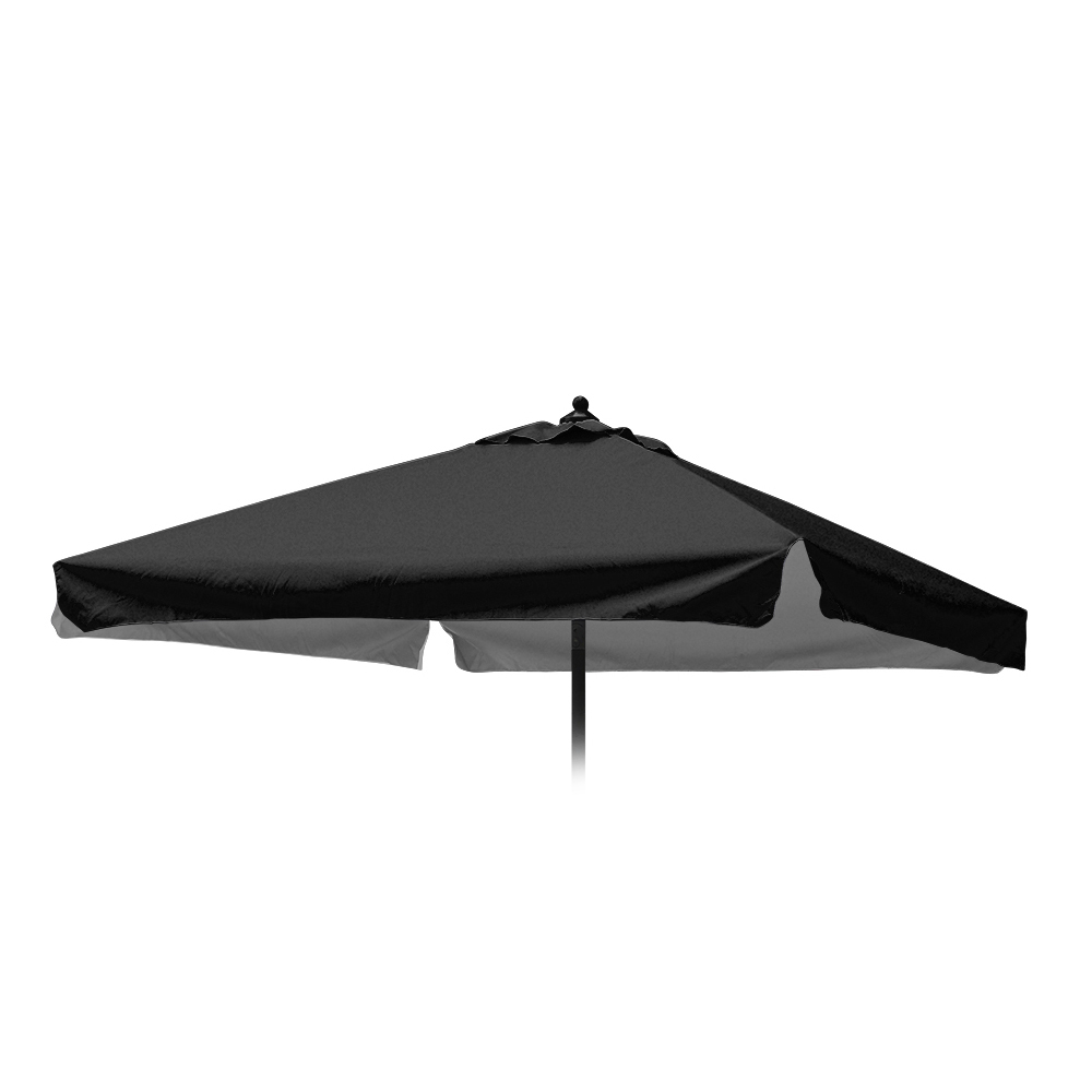 Replacement Canopy for Plutone Noir 2x2 Square Garden Umbrella with Valance