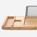 Bath tray shelf wood extendable Bambu Discounts