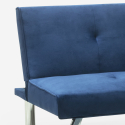 2 seater sofa bed clic clac reclining design velvet fabric Probatus Catalog