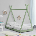 Montessori cot tent wooden children's bed 80x160cm Tipee Catalog