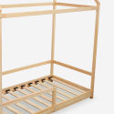 Montessori children's bed wooden cot 70x140cm Cott Discounts