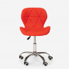 Design swivel stool chair office height adjustable wheels Ratal Measures