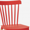 Modern design chair polypropylene wood kitchen restaurant outdoor Lys 