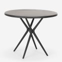 Polypropylene round table 80cm garden kitchen bar restaurant Gang 80 Bulk Discounts