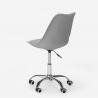 Design chair swivel stool office height adjustable wheels eiffel Octony 