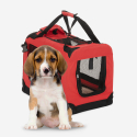 Soft folding small car carrier for dogs and cats 48x31,5x36cm Oliver S Offers