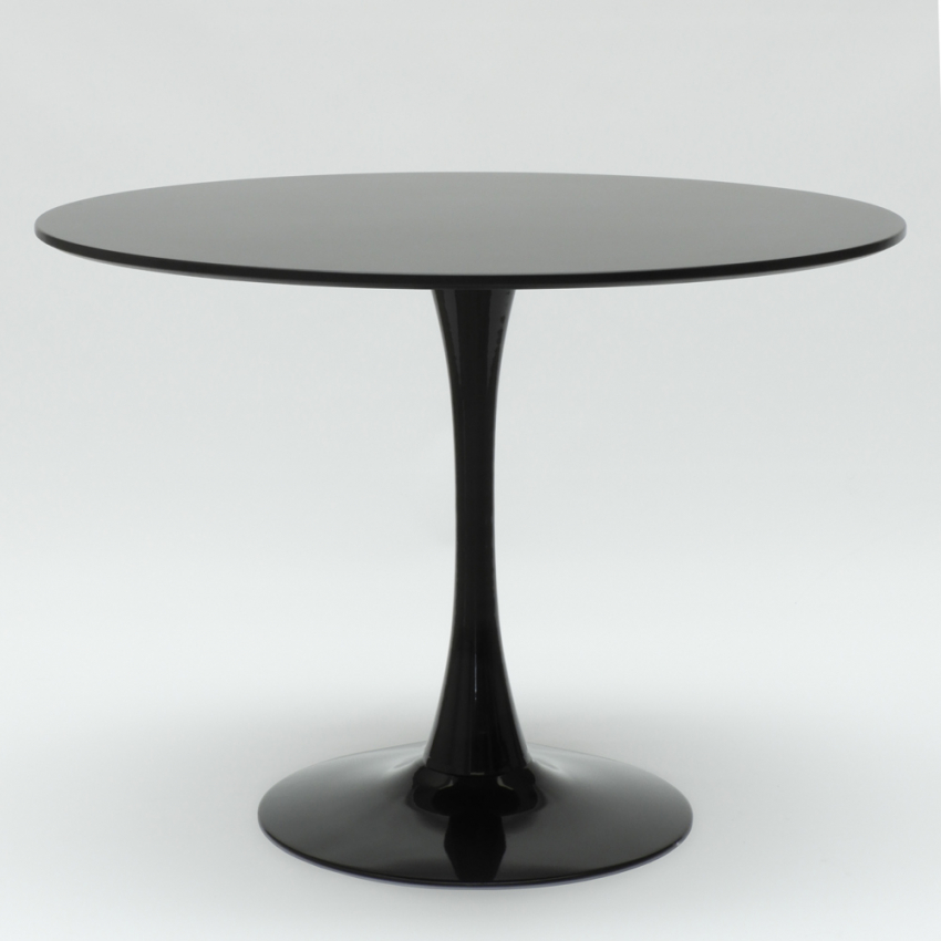 ross set tavolo rotondo 100cm 4 sedie design Tulipan stile moderno  scandinavo