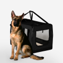 Dog carrier large size 95,5x63x65cm car fabric folding Oliver XXXL Offers