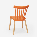 Set 2 chairs modern design square table 70x70cm Roslin Black Cheap