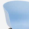 Design round table set 80cm beige 2 chairs Oden Buy