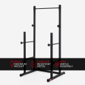 Adjustable barbell squat rack with Stavas cross training pull-up bar Sale