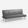 3-seater sofa bed design clic clac reclining velvet fabric Explicitus Model