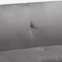 3-seater sofa bed design clic clac reclining velvet fabric Explicitus Measures