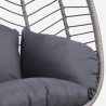 Rattan garden swing armchair with cushions Lindud Moon Bulk Discounts