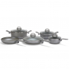 Cookware set non-stick 12-piece non-stick pans lids ladles Sfiziosa Stone On Sale