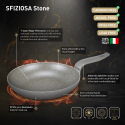 Cookware set non-stick 12-piece non-stick pans lids ladles Sfiziosa Stone Sale
