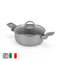 Cookware set non-stick 12-piece non-stick pans lids ladles Sfiziosa Stone Buy