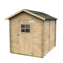 Wooden outdoor tool shed Gaeta 178x218 Offers