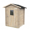 Wooden garden shed tool shed with window door Hobby 146x146 Offers