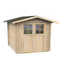 Wooden garden tool shed with double door Opera 215x180 Offers