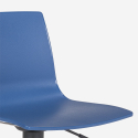 Design kitchen bar stool with adjustable matt black base Grand Soleil Imola Matt Characteristics