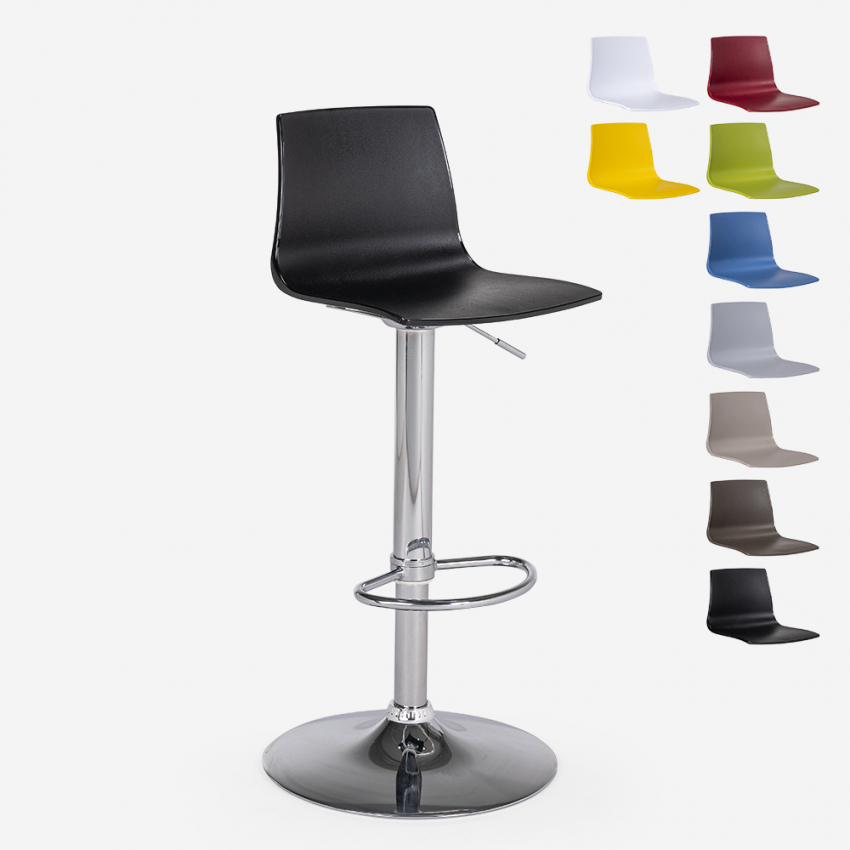 Height-adjustable matt design stool Grand Soleil Imola Matt kitchen bar 
