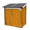 Wooden shed garden tool shed Ambrogio 155x85 Sunset Offers