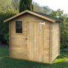 Wooden garden shed with window Livia 198x130 Nature Promotion
