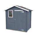 Wooden garden shed with window Livia 198x130 Rocks Offers