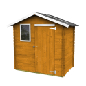 Wooden garden shed with window Livia 198x130 Sunset Offers