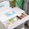 Make-up station with mirror drawer bedroom cabinet Dalila Catalog
