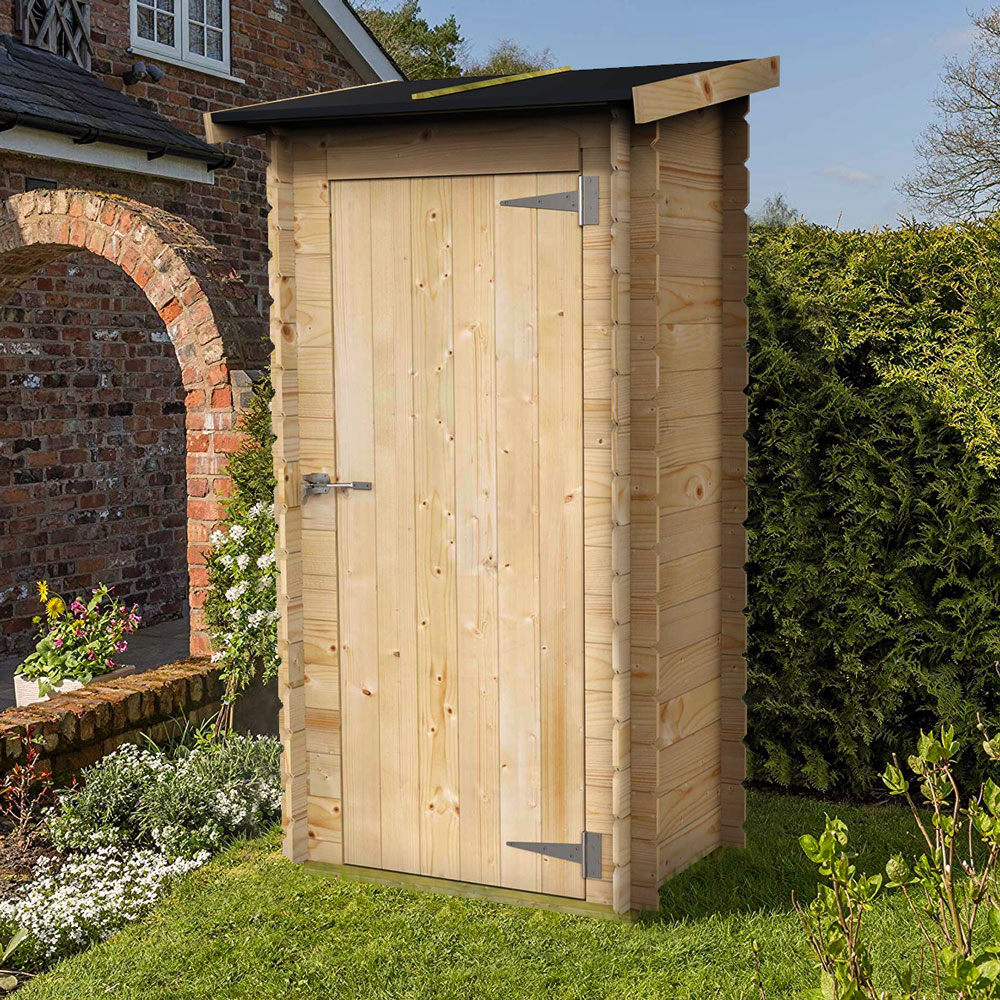 Wooden shed for outdoor gardening DIY tools Arturo 98x64