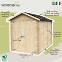 Fiamma natural wood toolbox and garden shed 178x273 On Sale