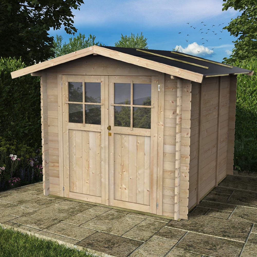 Wooden tool shed garden shed Opera 215x249