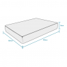 Orthopedic Double Mattress Waterfoam 16 cm 160x190 Easy Comfort Characteristics