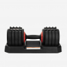 Pair of dumbbells 2 x 20 kg gym variable load adjustable weight fitness Oonda Discounts