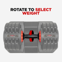 Pair of dumbbells 2 x 32 kg adjustable weight gym fitness variable load Oonda Sale