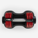 Pair of dumbbells 2 x 12 kg adjustable weight home gym fitness Erope Sale