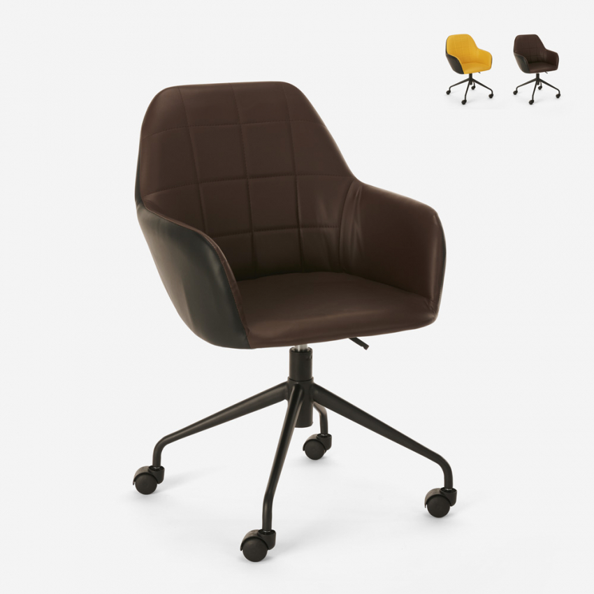 Modern design upholstered swivel chair office height adjustable Narew Bulk Discounts