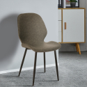 Modern design metal leatherette chair for kitchen bar restaurant Lyna Bulk Discounts