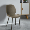 Lyna Modern Design Faux Leather and Metal Chair for Kitchen, Bar, Restaurant Bulk Discounts