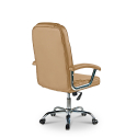 Ergonomic upholstered leatherette office chair Commodus Coffee Discounts