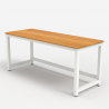 Design office desk metal white rectangular 160x70cm Bridgewhite 160 Price