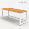 Design office desk metal white rectangular 160x70cm Bridgewhite 160 Bulk Discounts