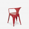 Wismar Industrial Style Wooden Dining Set with Table 120x60cm and 4 Chairs 