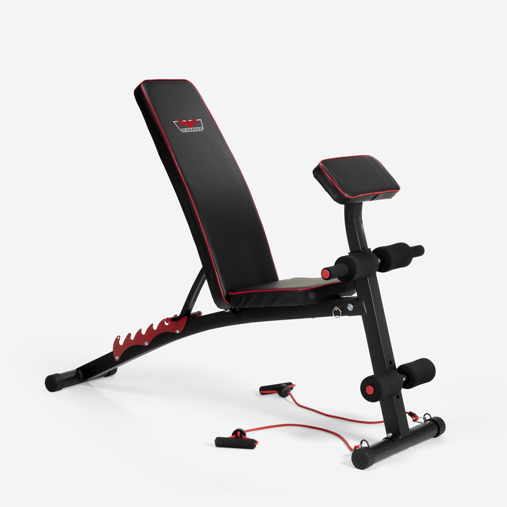 Kleios Adjustable Backrest Multifunction Bench with Scott Curl Bench