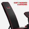 Multifunctional adjustable backrest curl bench scott Kleios Characteristics