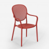 Set 2 chairs square table 70x70cm beige indoor outdoor design Lavett 