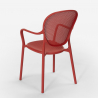 Set 2 chairs square table 70x70cm beige indoor outdoor design Lavett 